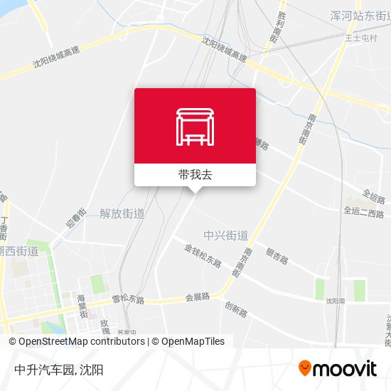 中升汽车园地图