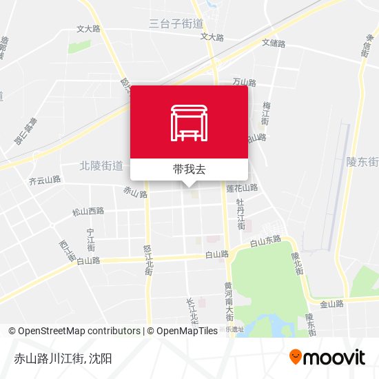 赤山路川江街地图