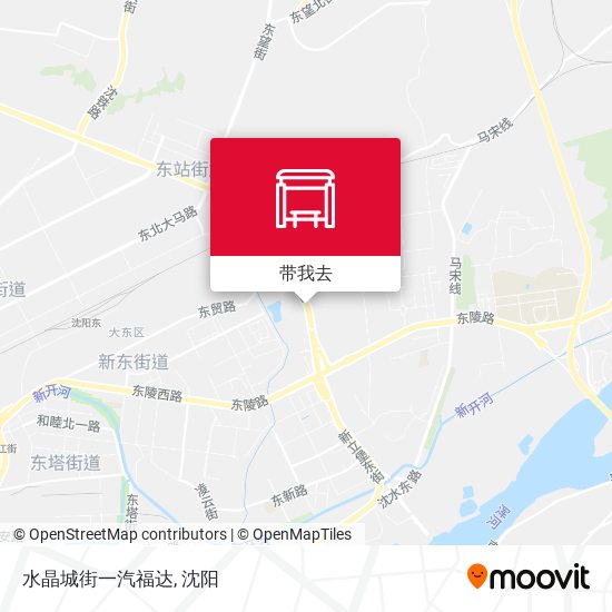 水晶城街一汽福达地图
