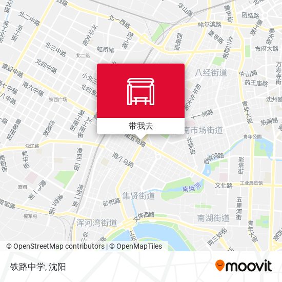 铁路中学地图