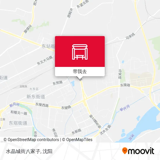 水晶城街八家子地图