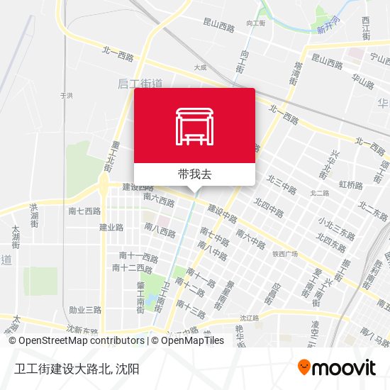 卫工街建设大路北地图