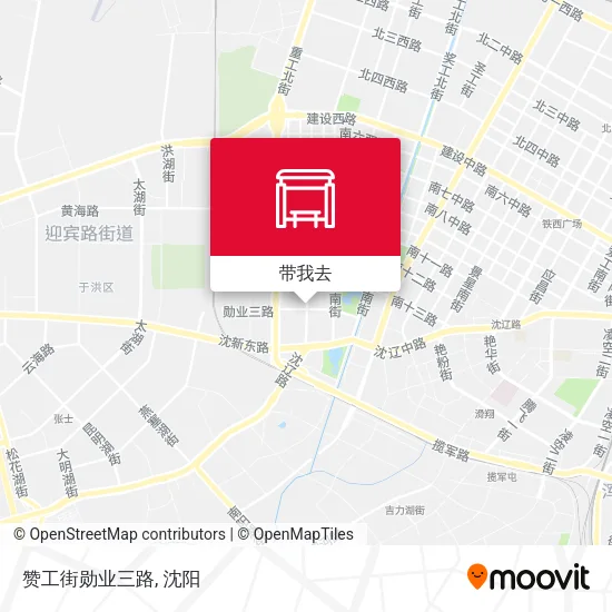 赞工街勋业三路地图