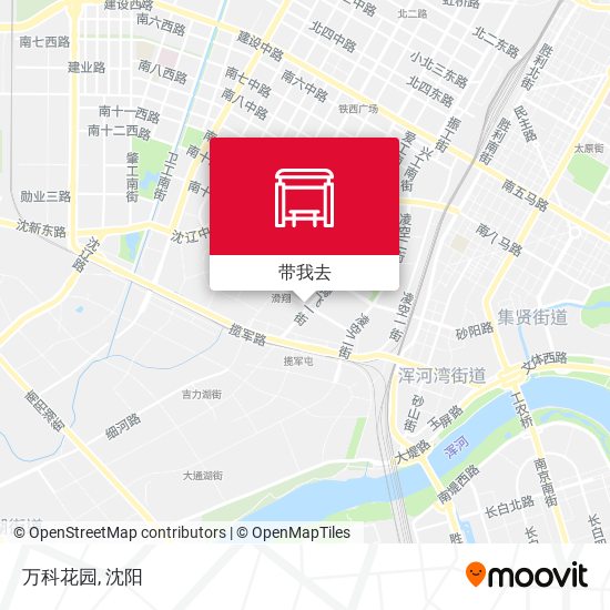 万科花园地图