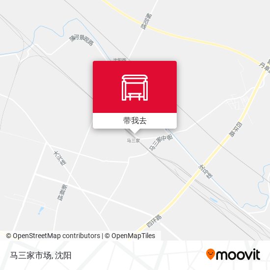 马三家市场地图