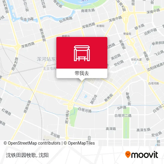 沈铁田园牧歌地图