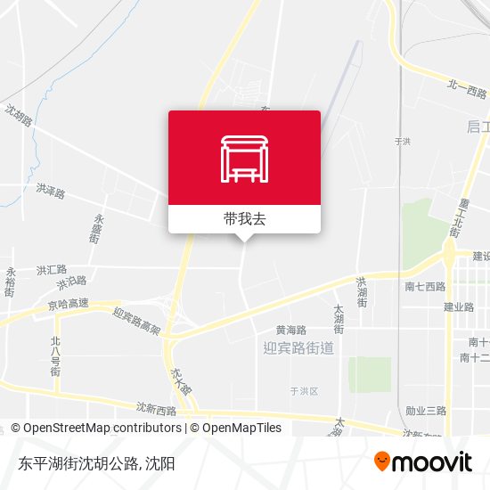东平湖街沈胡公路地图
