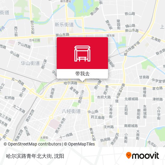 哈尔滨路青年北大街地图