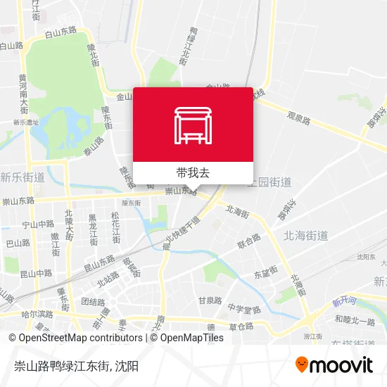 崇山路鸭绿江东街地图