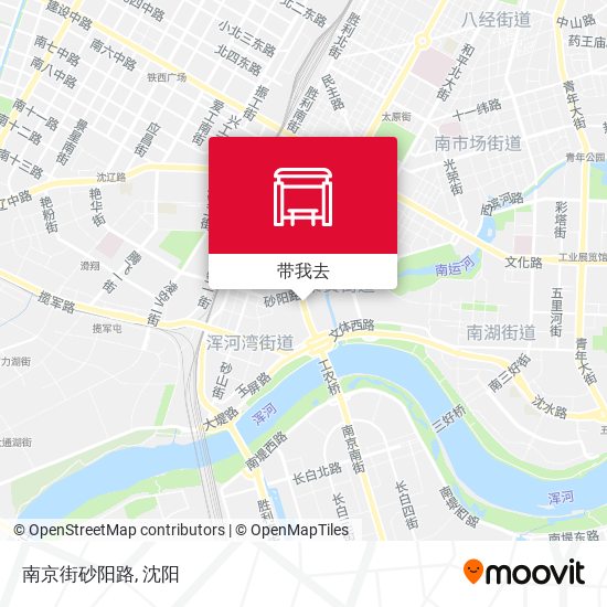 南京街砂阳路地图