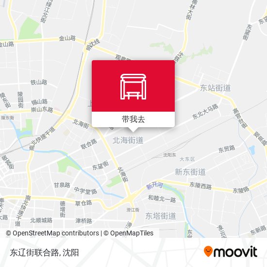 东辽街联合路地图