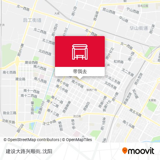 建设大路兴顺街地图