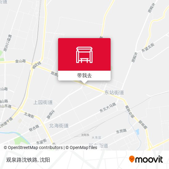 观泉路沈铁路地图