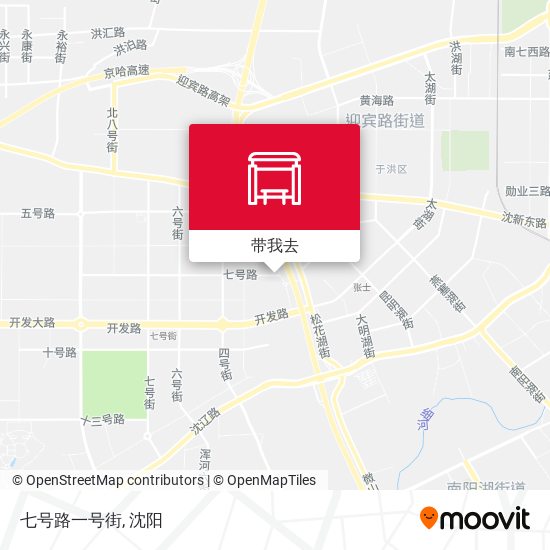 七号路一号街地图