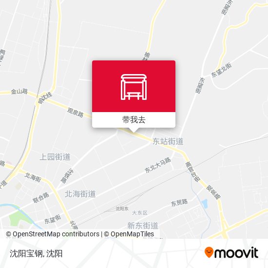 沈阳宝钢地图