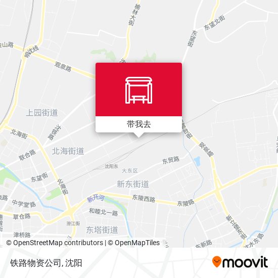 铁路物资公司地图