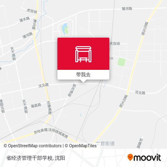 省经济管理干部学校地图