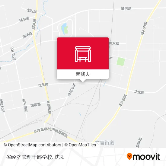 省经济管理干部学校地图