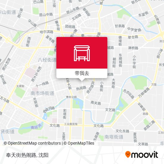 奉天街热闹路地图