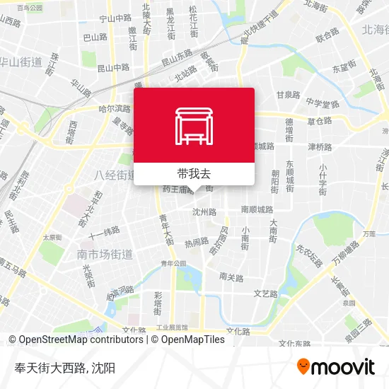 奉天街大西路地图