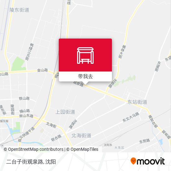 二台子街观泉路地图