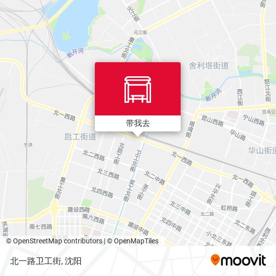 北一路卫工街地图