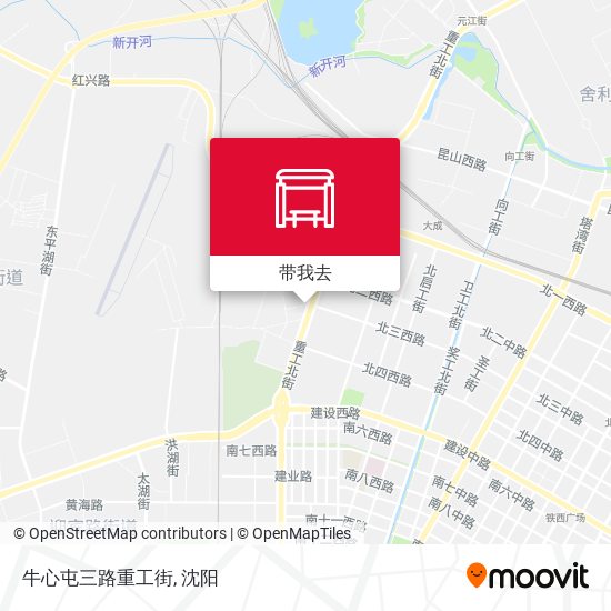 牛心屯三路重工街地图
