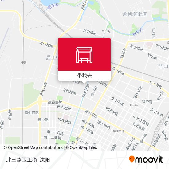 北三路卫工街地图