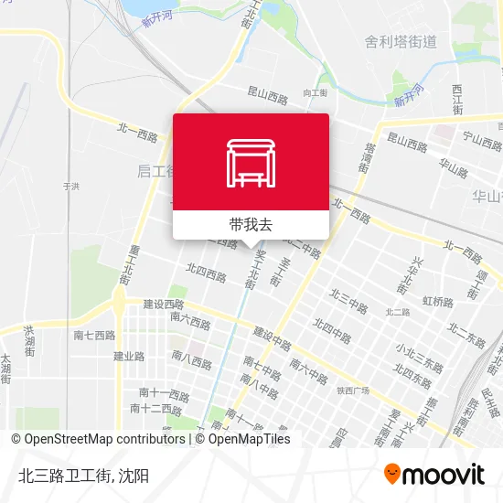 北三路卫工街地图