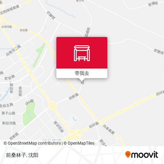 前桑林子地图