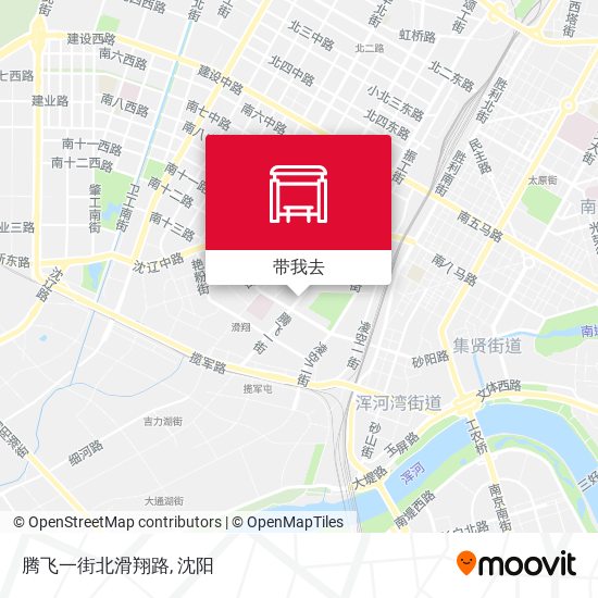 腾飞一街北滑翔路地图