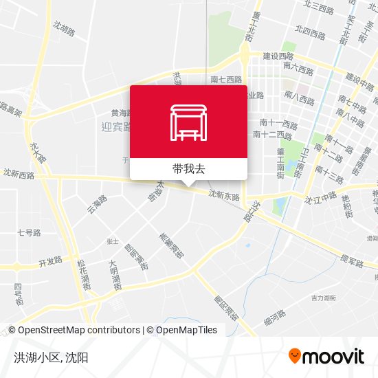 洪湖小区地图