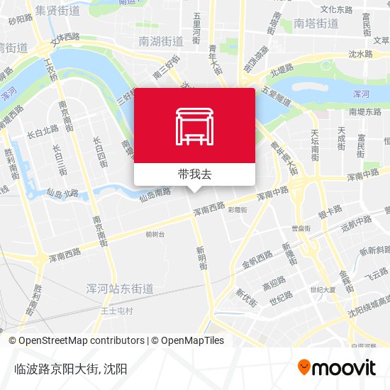 临波路京阳大街地图