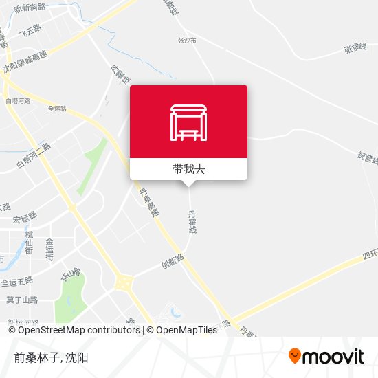 前桑林子地图