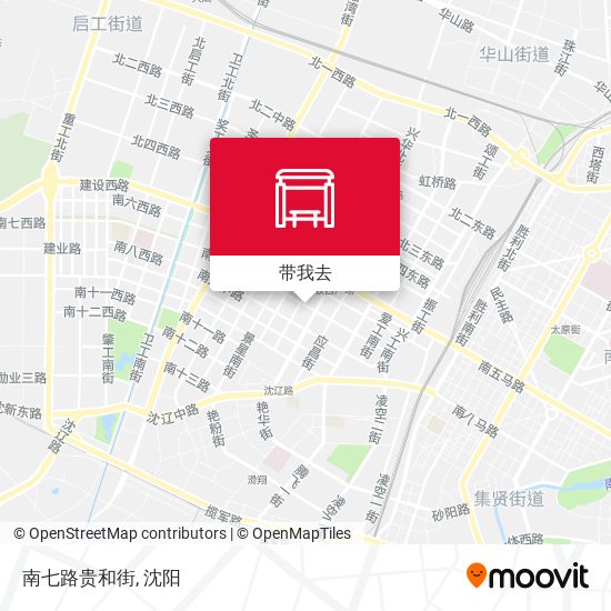 南七路贵和街地图