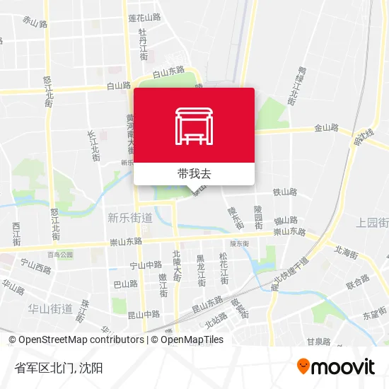省军区北门地图