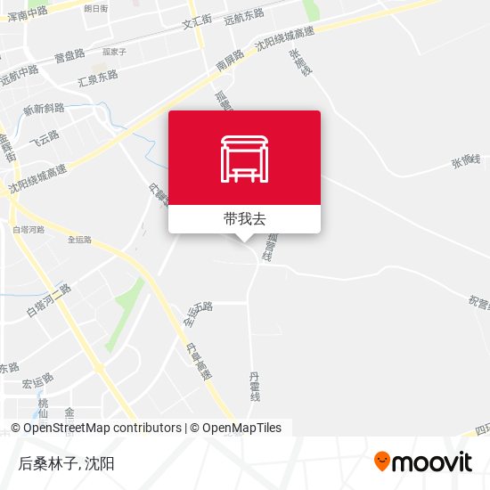 后桑林子地图