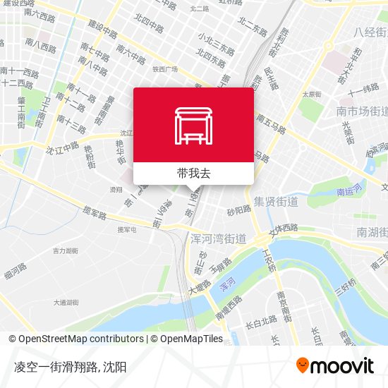 凌空一街滑翔路地图