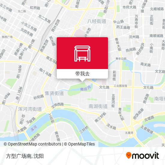 方型广场南地图