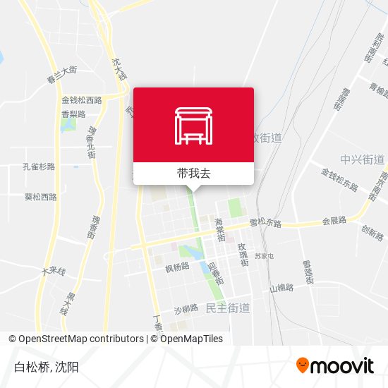 白松桥地图