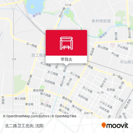 北二路卫工北街地图