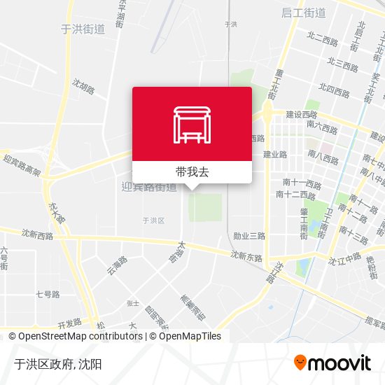 于洪区政府地图