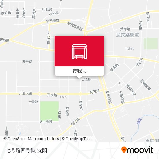 七号路四号街地图