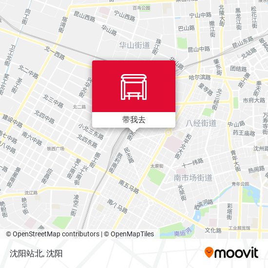 沈阳站北地图