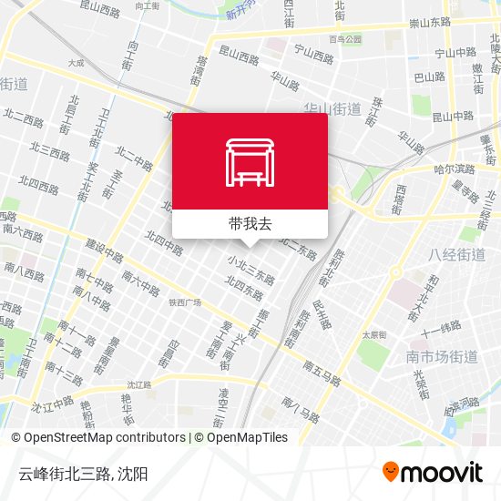 云峰街北三路地图