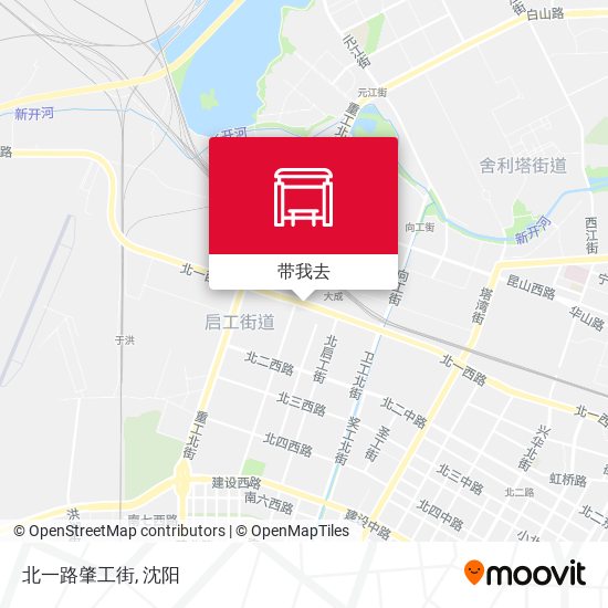 北一路肇工街地图