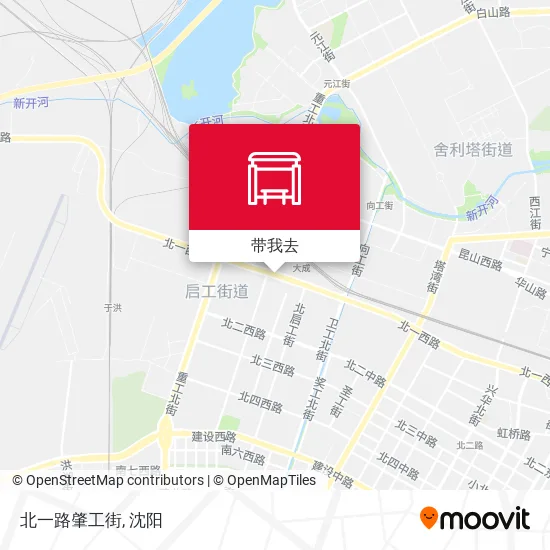 北一路肇工街地图