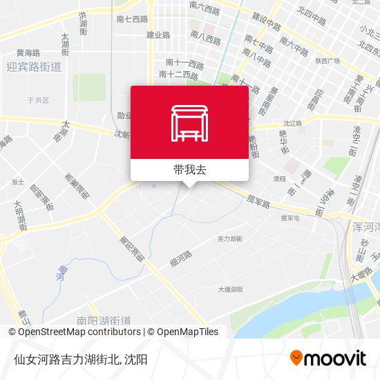 仙女河路吉力湖街北地图