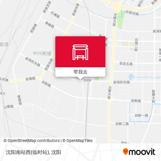 沈阳南站西(临时站)地图