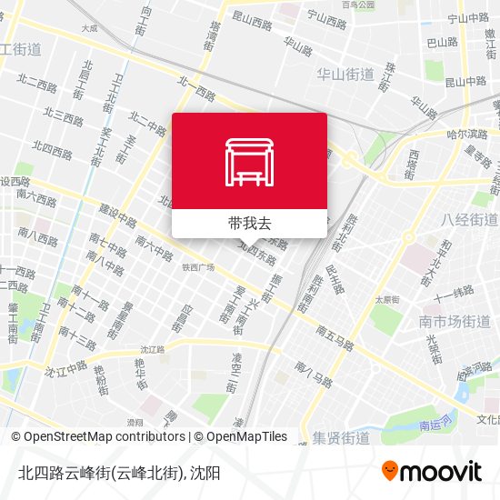 北四路云峰街(云峰北街)地图